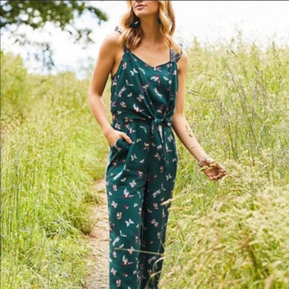 NWT Matilda Jane $98 Evergreen dream jumpsuit chic